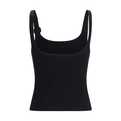 Courrèges Black Cotton Top