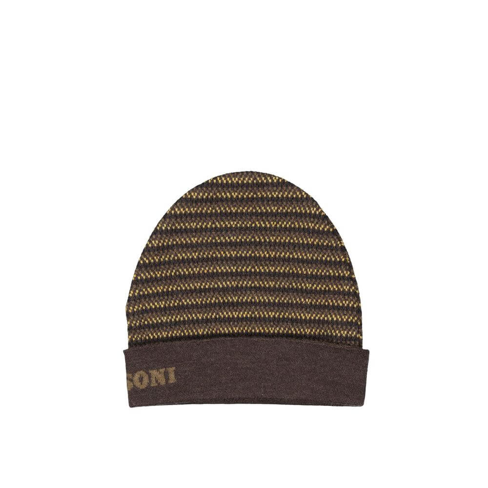 Missoni Brown Wool Beanie
