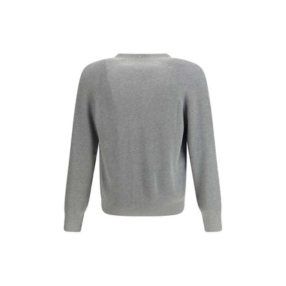 Brunello Cucinelli Gray Cotton Cardigan