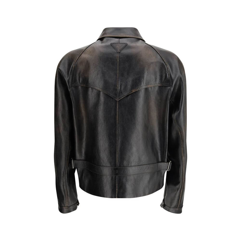 Prada Black Leather Jacket