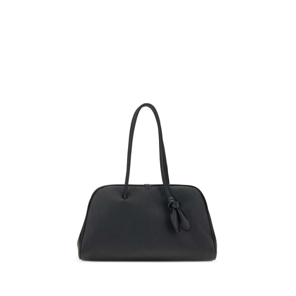Jacquemus Black Calf Leather Bos Taurus Shoulder Bag