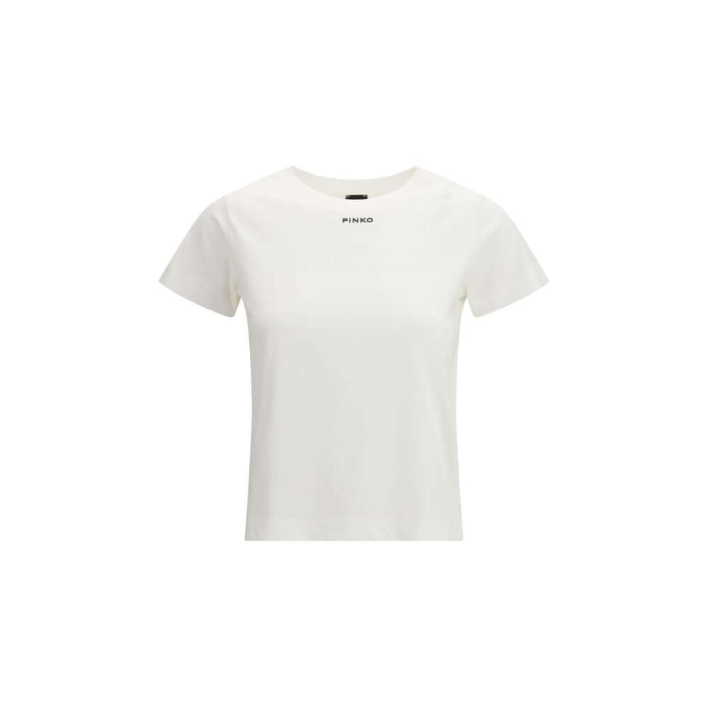 PINKO White Cotton T-Shirt