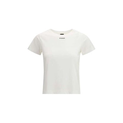 PINKO White Cotton T-Shirt