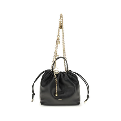 Chloé Black Calf Leather Bos Taurus Shoulder Bag