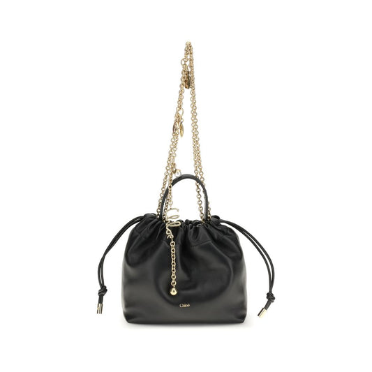 Chloé Black Calf Leather Bos Taurus Shoulder Bag
