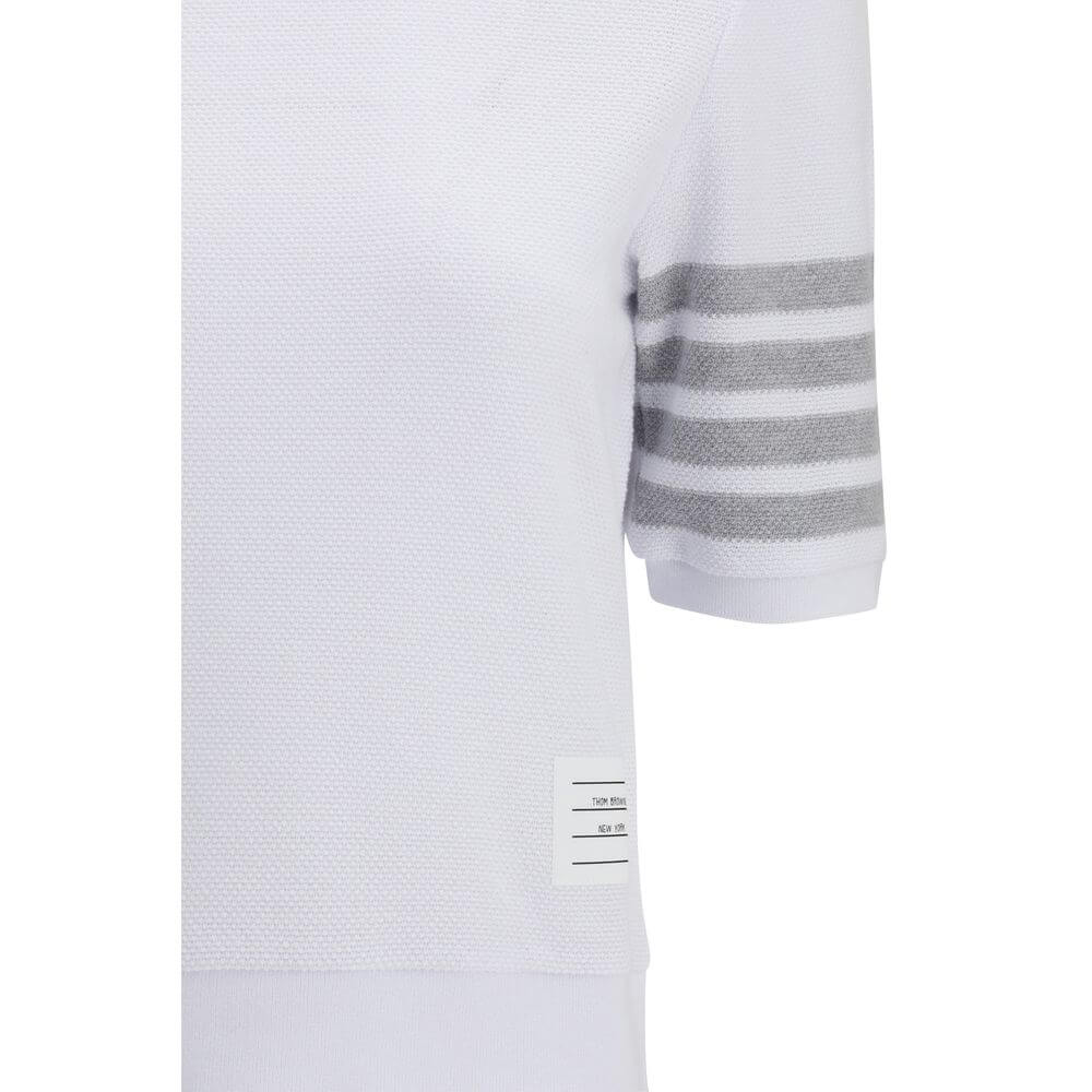 Thom Browne White Cotton Sportswear