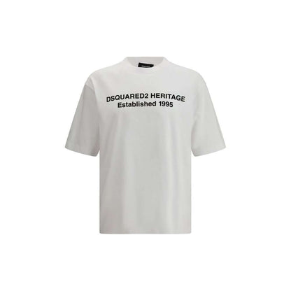Dsquared² White Cotton T-Shirt
