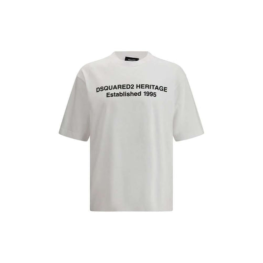 Dsquared² White Cotton T-Shirt