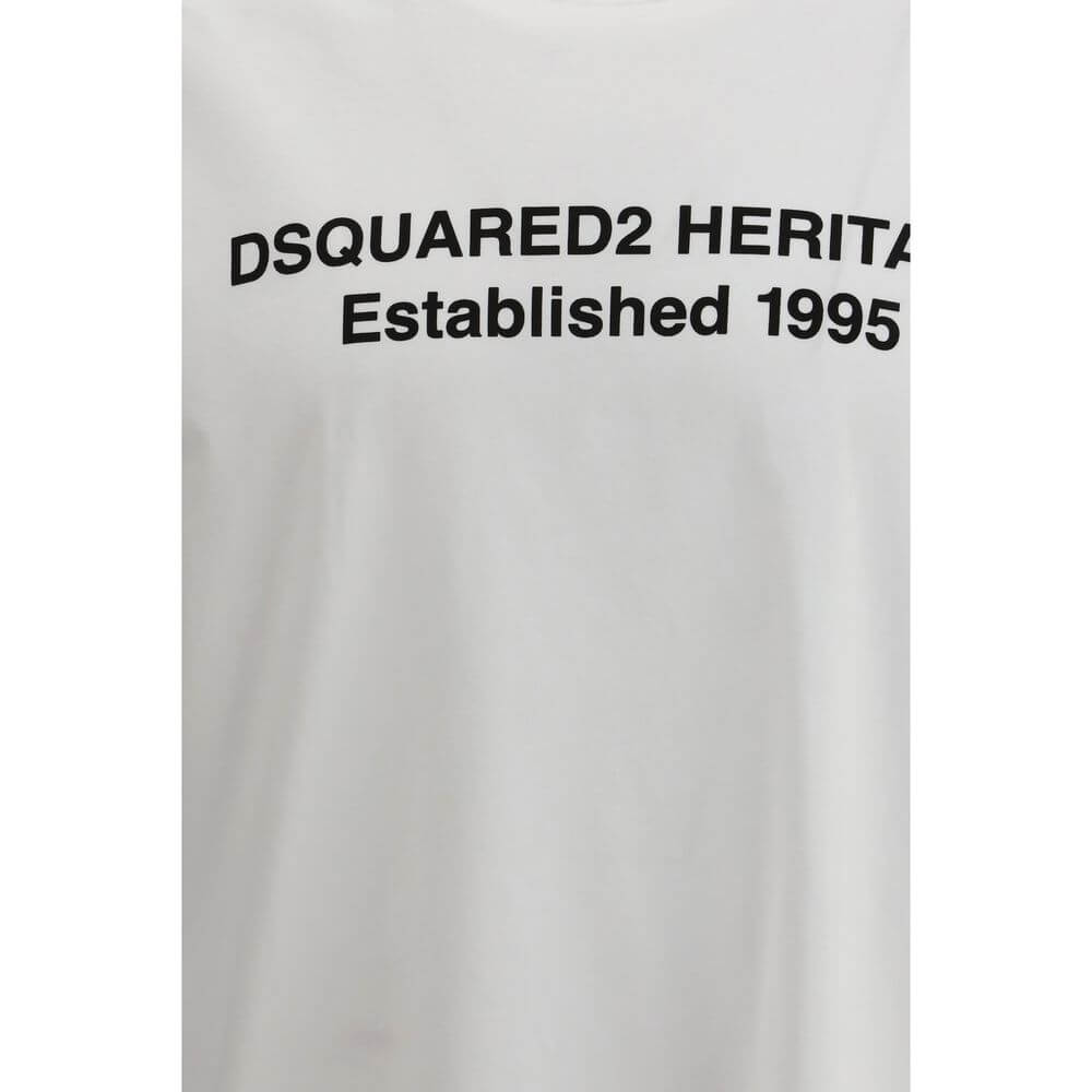 Dsquared² White Cotton T-Shirt