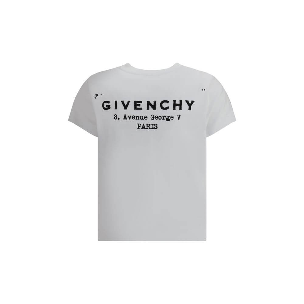 Givenchy White Cotton T-Shirt