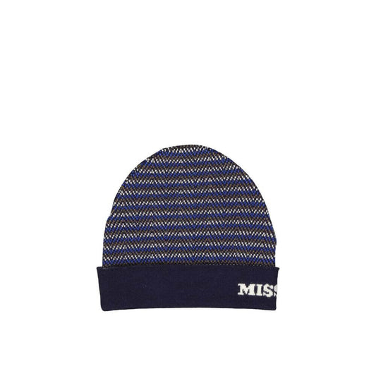 Missoni Blue Wool Beanie