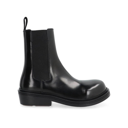 Bottega Veneta Black Calfskin Chelsea Boots
