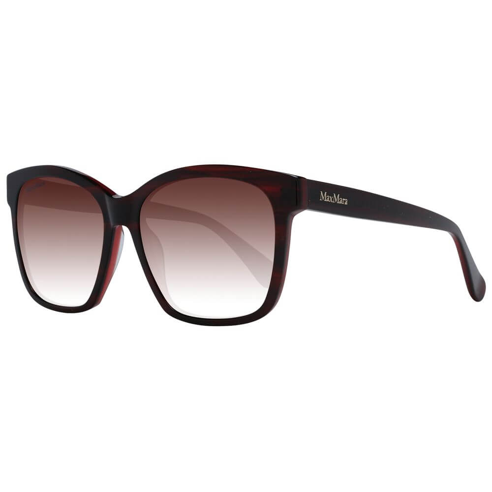 Max Mara Burgundy Plastic Sunglasses