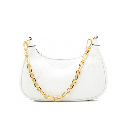 Michael Kors White Leather Shoulder Bag 1728,67434610848,Bags,Michael Kors,New with tags,Shoulder Bags - Bags,White,Women