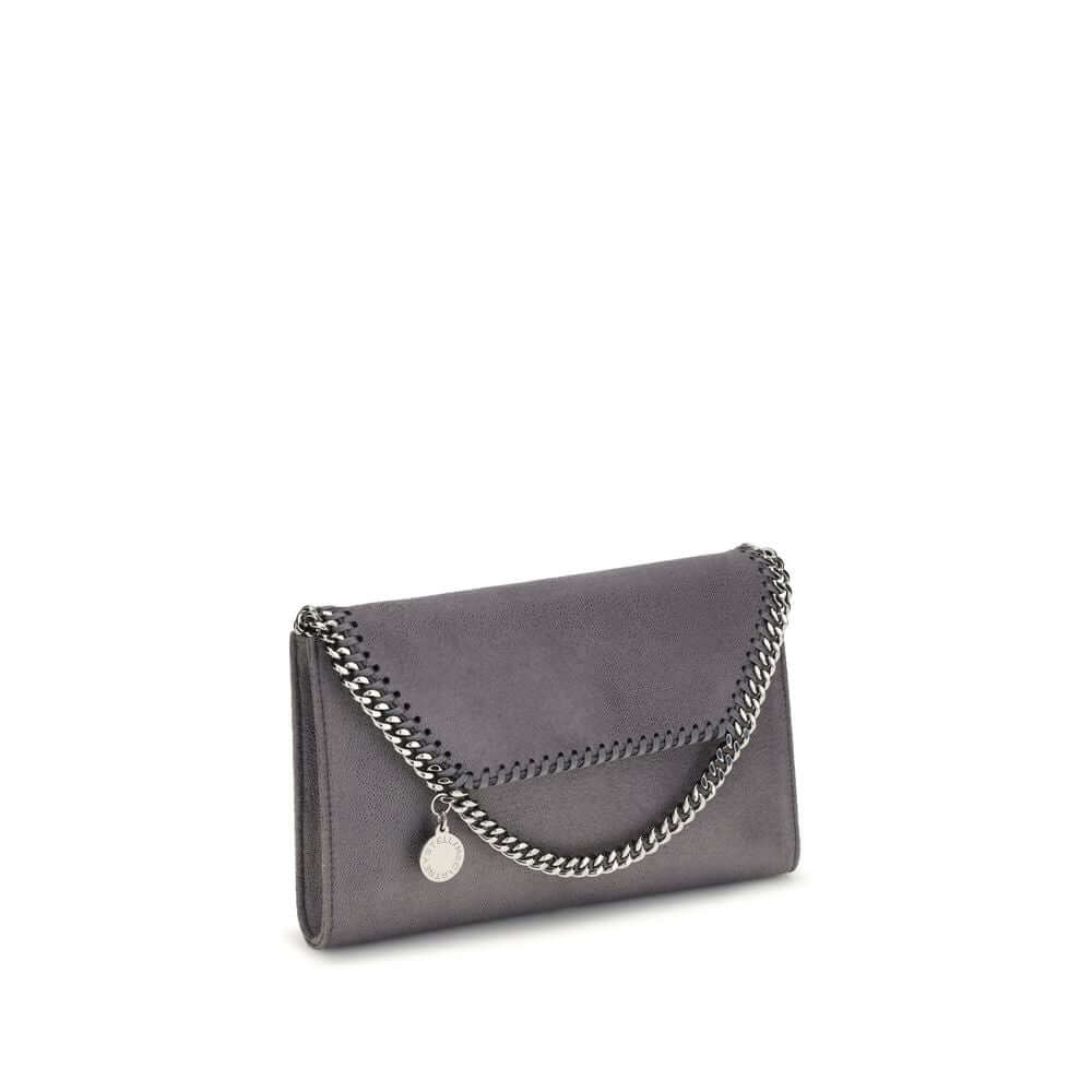 Stella McCartney Gray Polyester Shoulder Bag