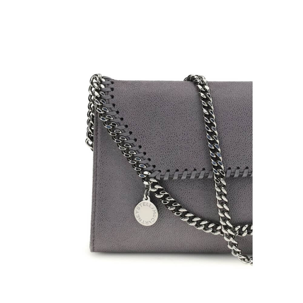 Stella McCartney Gray Polyester Shoulder Bag