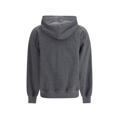Brunello Cucinelli Gray Cotton Sweatshirt