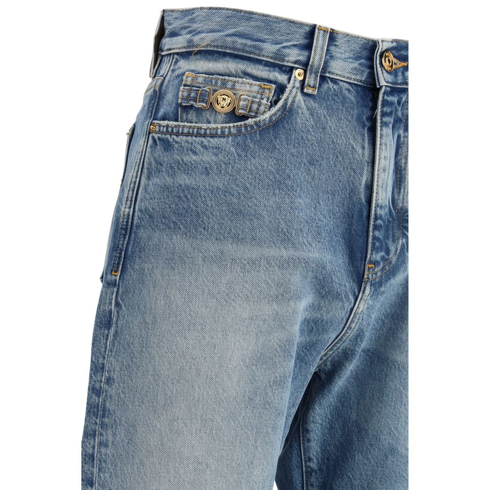 Versace Blue Cotton Jeans Denim 1728,34,72470364320,Blue,Clothing,Jeans Denim - Clothing,Men,New with tags,Versace,W30,W31,W32,W33