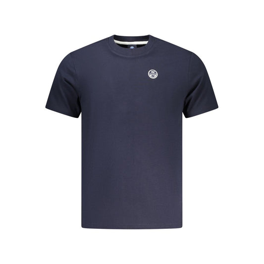North Sails Blue Cotton Men's T-Shirt