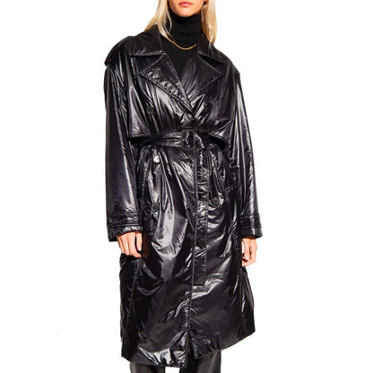 Saint Laurent Black Polyamide Coat