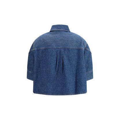 Givenchy Blue Denim Shirt 1728,72470364320,Blue,Clothing,Denim - Shirts - Clothing,Givenchy,IT38 | S,New with tags,Shirts - Clothing,Women