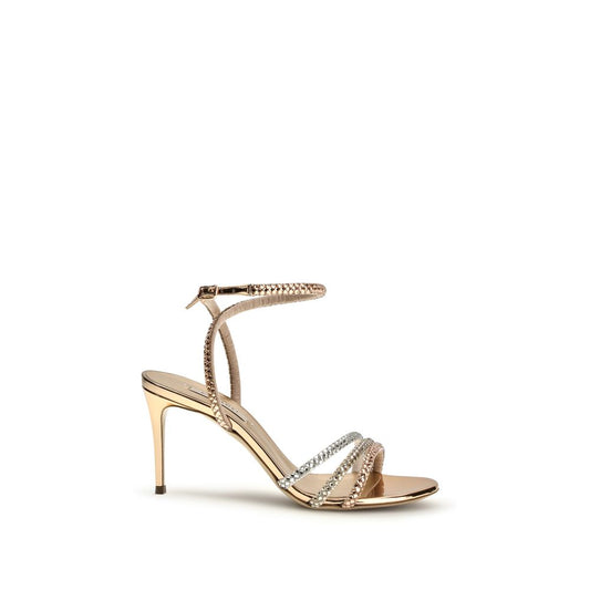 Casadei Gold Calf Leather Bos Taurus Stiletto Heel Sandals 1728,72470364320,Casadei,EU36.5/US6.5,EU36/US6,EU37.5/US7.5,EU38.5/US8.5,EU38/US8,EU39/US9,EU40/US10,Gold,New with tags,Sandals - Shoes,Shoes,Stiletto Heels - Sandals - Shoes,Women
