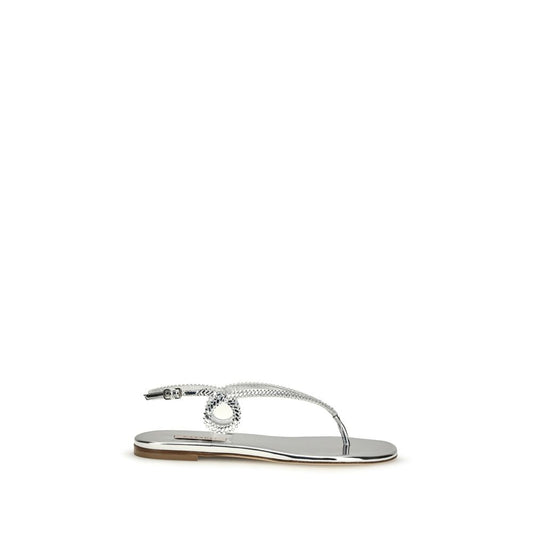 Casadei Silver Calf Leather Bos Taurus Flat Sandals 1728,72470364320,Casadei,EU36.5/US6.5,EU36/US6,EU37.5/US7.5,EU37/US7,EU38/US8,EU40/US10,EU41/US11,Flat - Sandals - Shoes,New with tags,Sandals - Shoes,Shoes,Silver,Women