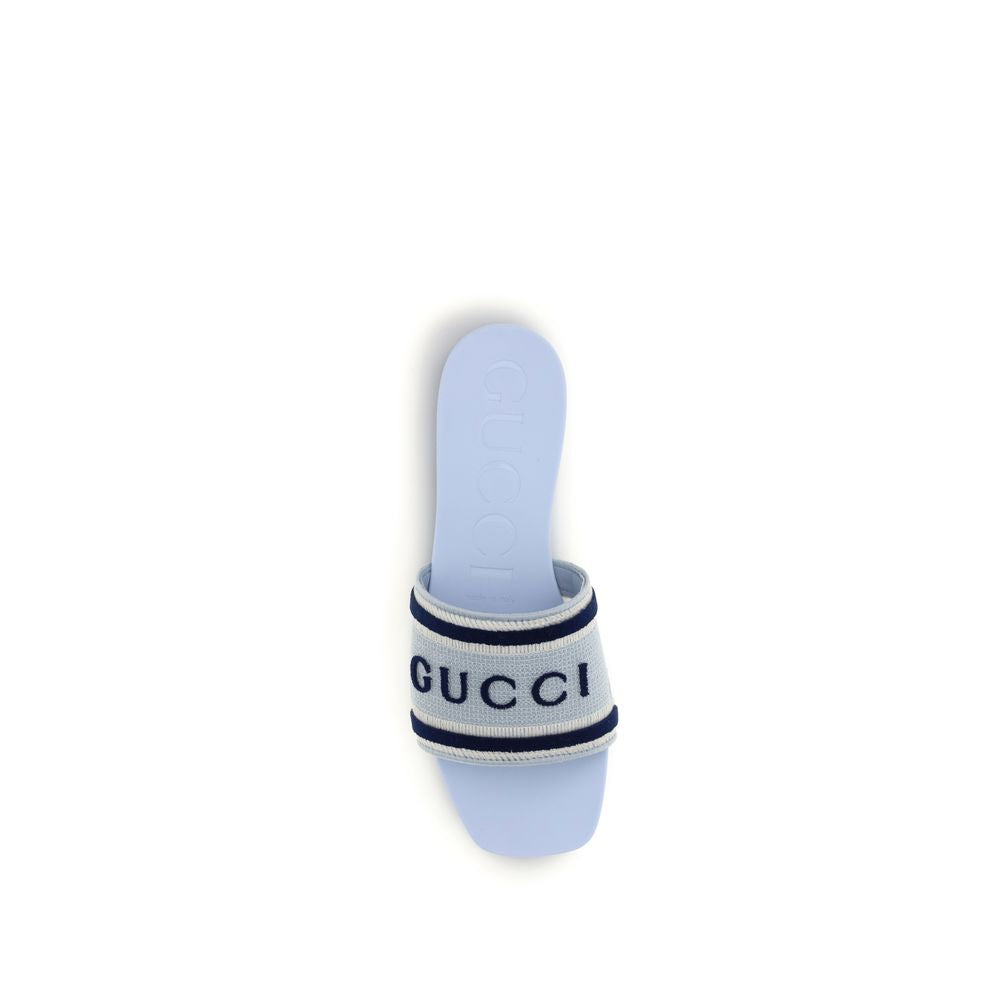 Gucci Multicolor Cotton Sandals