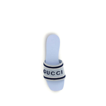 Gucci Multicolor Cotton Sandals