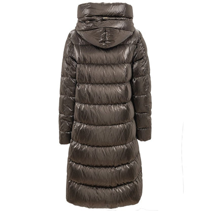 Herno Gray Viscose Parka 1728,67397976224,Clothing,Gray,Herno,IT42|M,Jackets & Coats - Clothing,New with tags,Parkas - Jackets & Coats - Clothing,Women
