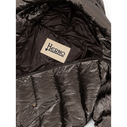 Herno Gray Viscose Parka 1728,67397976224,Clothing,Gray,Herno,IT42|M,Jackets & Coats - Clothing,New with tags,Parkas - Jackets & Coats - Clothing,Women