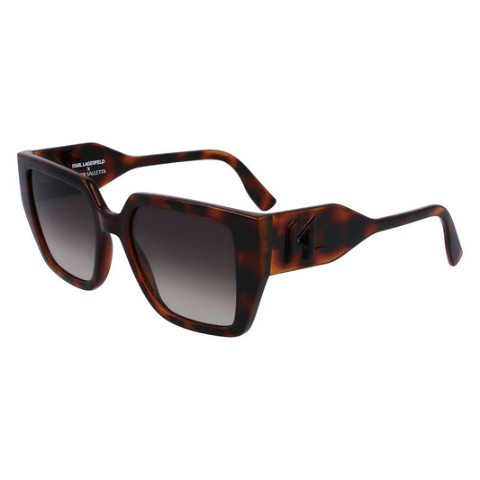 Karl Lagerfeld Brown Injected Sunglasses 1728,67434610848,Accessories,Brown,Glasses and Sunglasses - Accessories,Karl Lagerfeld,New with tags,Sunglasses - Glasses and Sunglasses - Accessories,Women