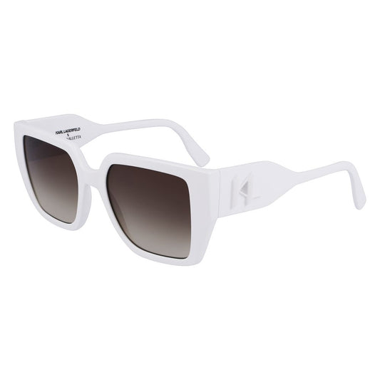 Karl Lagerfeld White Injected Sunglasses 1728,67434610848,Accessories,Glasses and Sunglasses - Accessories,Karl Lagerfeld,New with tags,Sunglasses - Glasses and Sunglasses - Accessories,White,Women