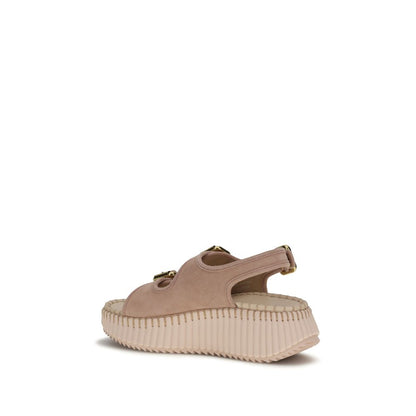Chloé Multicolor Calf Leather Bos Taurus Platform Sandals 1728,72470364320,Chloé,EU36/US6,EU37/US7,Multicolor,New with tags,Platforms - Sandals - Shoes,Sandals - Shoes,Shoes,Women