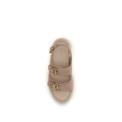 Chloé Multicolor Calf Leather Bos Taurus Platform Sandals 1728,72470364320,Chloé,EU36/US6,EU37/US7,Multicolor,New with tags,Platforms - Sandals - Shoes,Sandals - Shoes,Shoes,Women