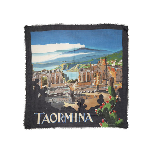 Dolce & Gabbana Multicolor Taormina Modal Shawl 130cm x 130cm  Men Scarf