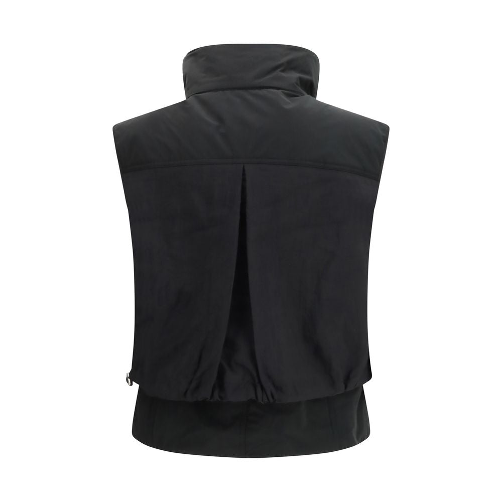PINKO Black Nylon Sleveless Jacket 1728,72470364320,Black,Clothing,Jackets & Coats - Clothing,M,New with tags,PINKO,S,Sleveless Jacket - Jackets & Coats - Clothing,Women,XS