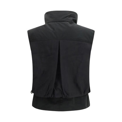 PINKO Black Nylon Sleveless Jacket 1728,72470364320,Black,Clothing,Jackets & Coats - Clothing,M,New with tags,PINKO,S,Sleveless Jacket - Jackets & Coats - Clothing,Women,XS