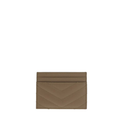 Saint Laurent Brown Calf Leather Bos Taurus Wallet