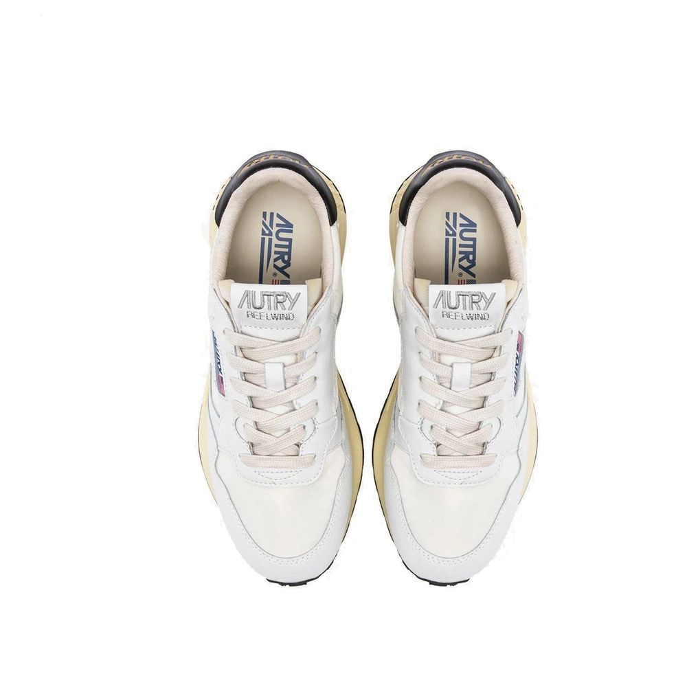 Autry White Leather Low Top Sneakers 1728,75611013280,Autry,EU43/US10,EU46/US13,Low Tops - Sneakers - Shoes,Men,New with tags,Shoes,Sneakers - Shoes,White