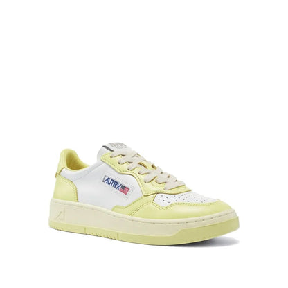 Autry White Leather Low Top Sneakers 1728,75611013280,Autry,EU36/US6,EU37/US7,EU38/US8,EU39/US9,EU40/US10,EU41/US11,Low Tops - Sneakers - Shoes,New with tags,Shoes,Sneakers - Shoes,White,Women