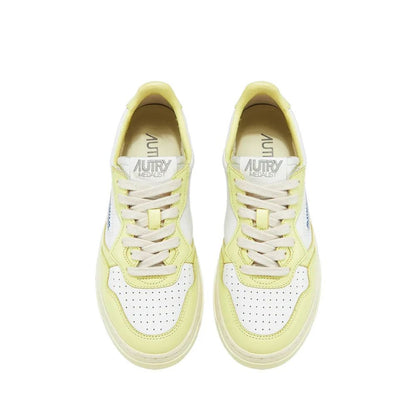 Autry White Leather Low Top Sneakers 1728,75611013280,Autry,EU36/US6,EU37/US7,EU38/US8,EU39/US9,EU40/US10,EU41/US11,Low Tops - Sneakers - Shoes,New with tags,Shoes,Sneakers - Shoes,White,Women