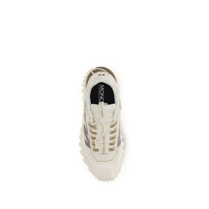 Moncler White Polyester Athletic Sneakers