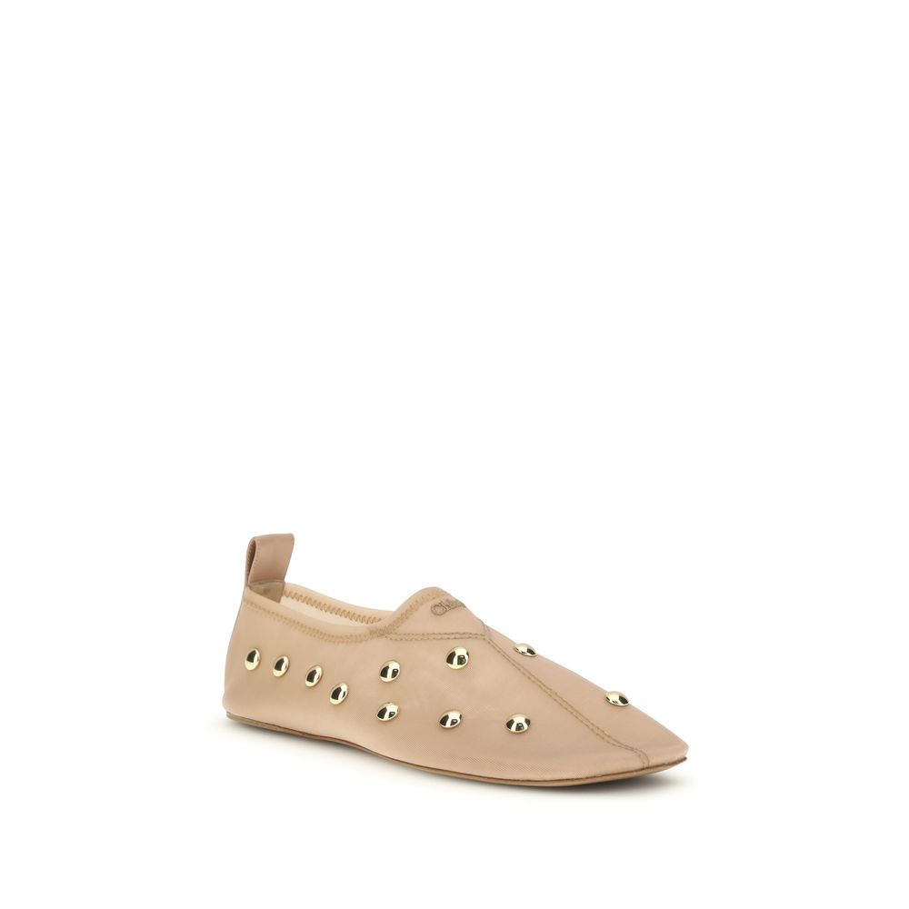 Chloé Multicolor Polyamide Ballet Flats 1728,72470364320,Ballet Flats - Flats - Shoes,Chloé,EU36.5/US6.5,EU36/US6,EU37.5/US7.5,EU37/US7,EU38/US8,EU39/US9,EU40/US10,Flats - Shoes,Multicolor,New with tags,Shoes,Women