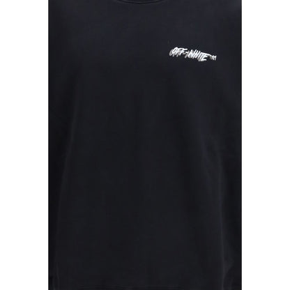 Off-White Black Cotton Sweatshirt