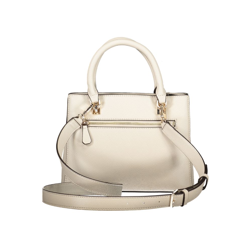Guess Jeans Beige Polyurethane Women Handbag