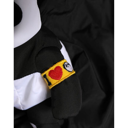 Dolce & Gabbana Men Black Polyester Panda Stuffed Ecobag Bag