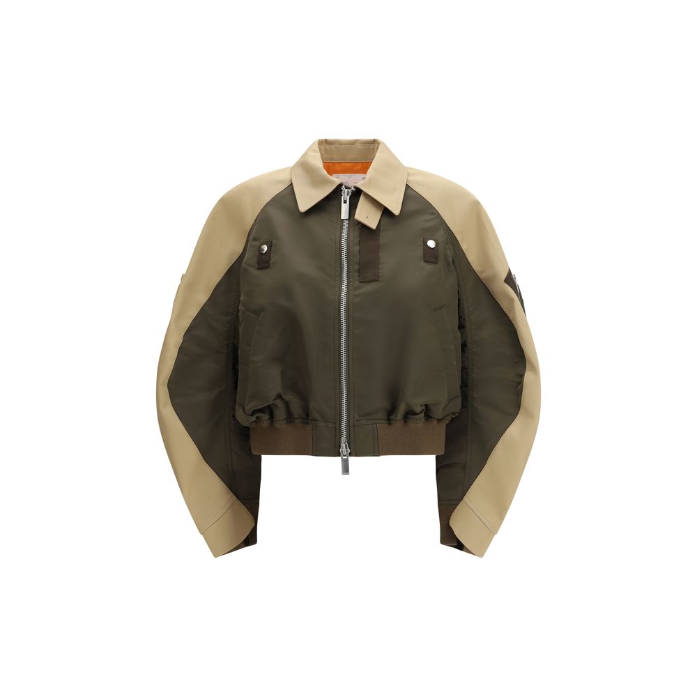 Sacai Bicolor Cotton Bomber