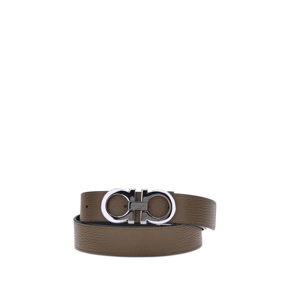 Ferragamo Brown Calf Leather Bos Taurus Regular Belt 100 cm / 40 Inches,105 cm / 42 Inches,110 cm / 44 Inches,115 cm / 46 Inches,1728,72470364320,Accessories,Belts - Accessories,Brown,Ferragamo,Men,New with tags,Regular Belts - Belts - Accessories
