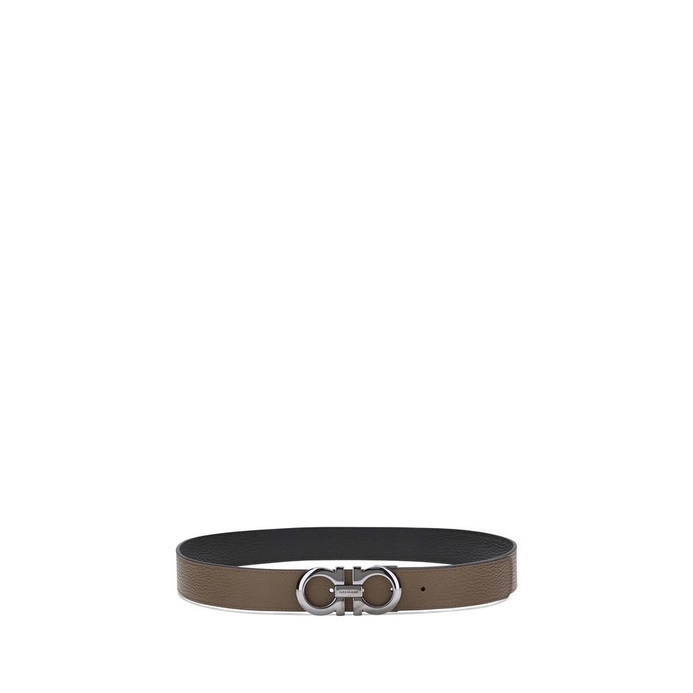 Ferragamo Brown Calf Leather Bos Taurus Regular Belt 100 cm / 40 Inches,105 cm / 42 Inches,110 cm / 44 Inches,115 cm / 46 Inches,1728,72470364320,Accessories,Belts - Accessories,Brown,Ferragamo,Men,New with tags,Regular Belts - Belts - Accessories
